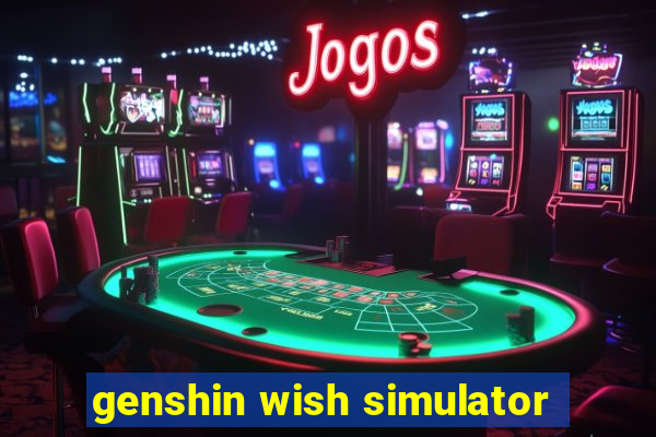 genshin wish simulator